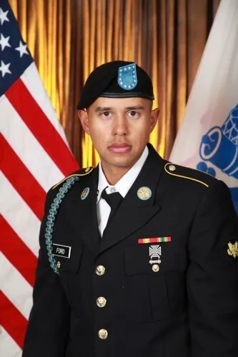 Earle Ford in U.S. Army uniform